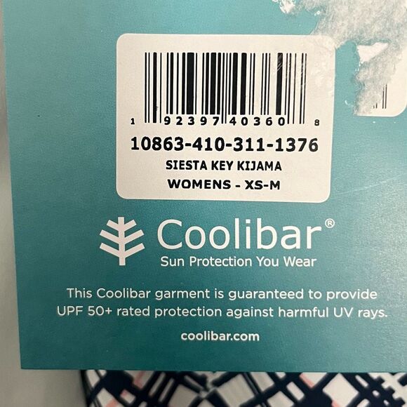 Coolibar Siesta Key Kijama Robe Plaid Check XS-M - Picture 7 of 7